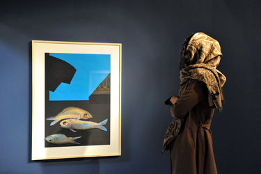 نمایشگاه آثار پروانه اعتمادی در گالری طراحان آزاد