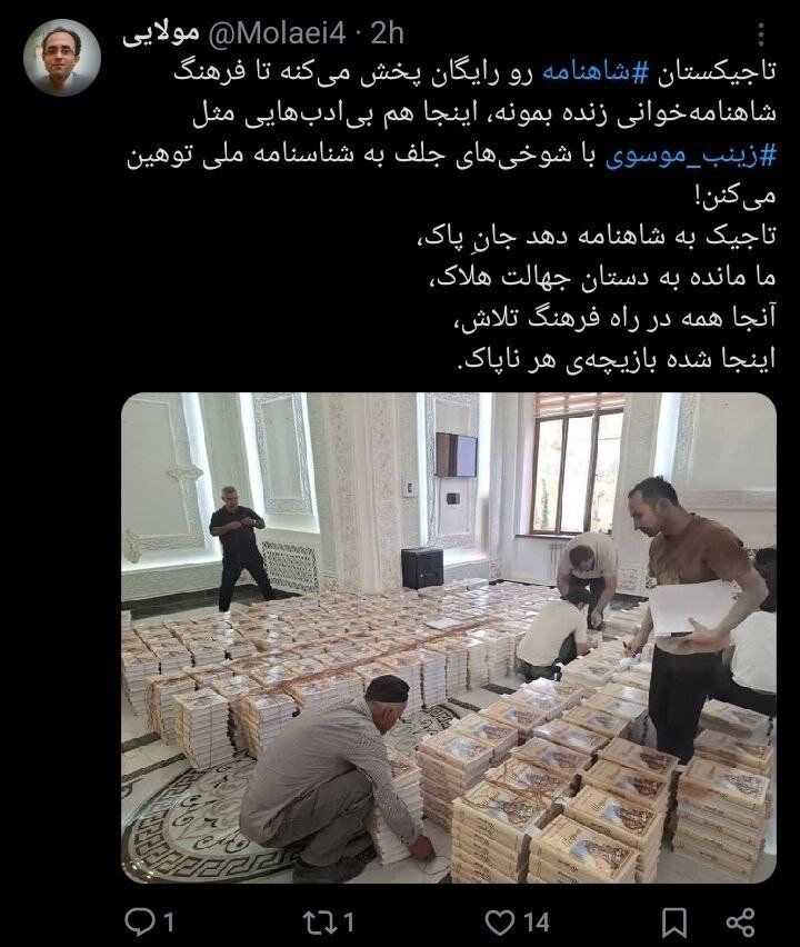 تمسخر شاهنامه کمدینی که از خط قرمزها عبور کرد/ پیج اینتساگرام زینب موسوی بسته شد+توئیت‌ها