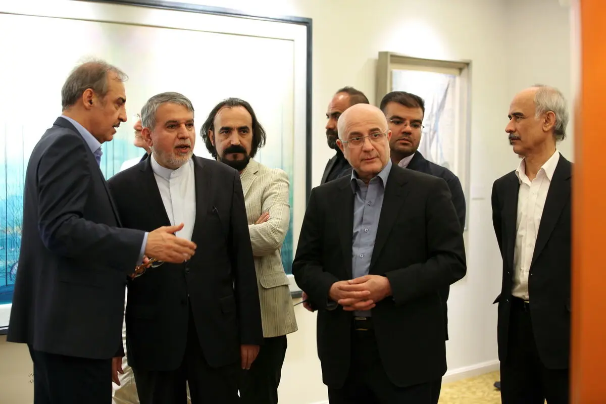 بازدید وزیر فرهنگ و ارشاد اسلامی از هفتمین حراج تهران