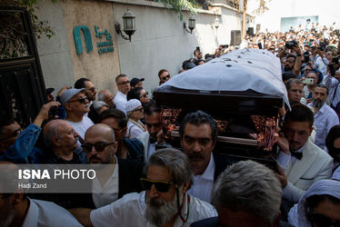 مراسم تشییع پیکر ناصر تقوایی