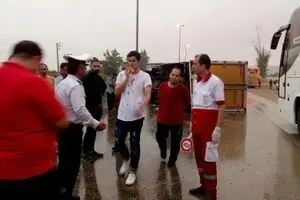 سردار آزمون تصادف کرد / عکس