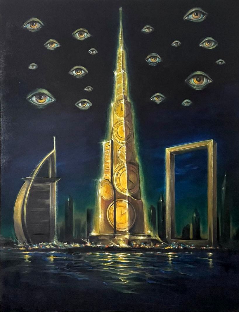 UAE National Day and the Painting of Roshanak Sattari