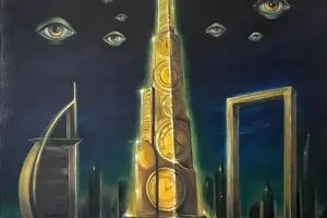 UAE National Day and the Painting of Roshanak Sattari