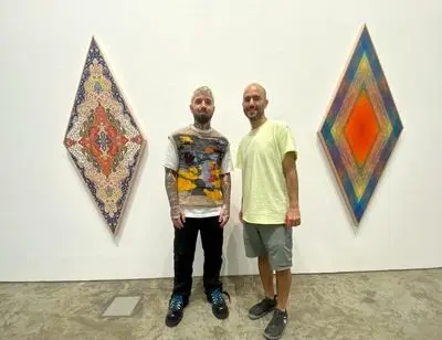 ببینید: نیما نبوی و جیسون سیف در The Third Line Gallery دبی