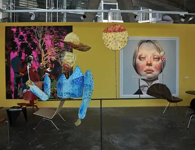 آماده‌سازی غرفه‌های هنری نخستین رویداد تیرآرت در آواسنتر