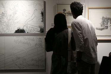 افتتاحیه‌ی نمایشگاه گروهی با عنوان "سیاه و سفید" در گالری ایوان