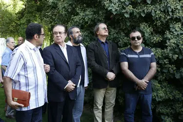 مراسم تشییع پیکر زنده‌یاد نادر گلچین در تالار وحدت