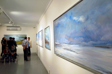 نمایشگاه نقاشی های سعید امدادیان در گالری هور