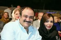 سلفی مهران غفوریان با همسرش پس از عمل جراحی / عکس