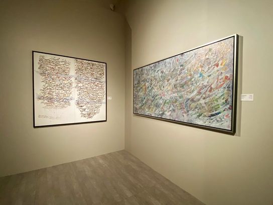 اسرافیل شیرچی در بینال خوشنویسی دبی | Dubai Calligraphy Biennale