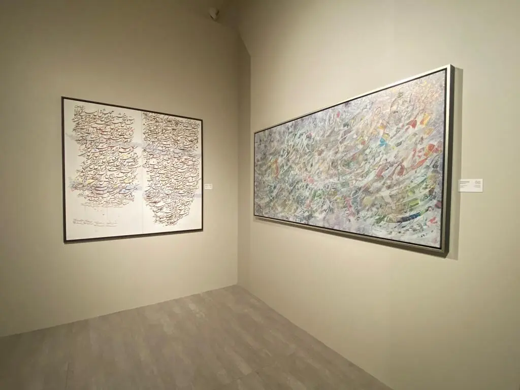 اسرافیل شیرچی در بینال خوشنویسی دبی | Dubai Calligraphy Biennale