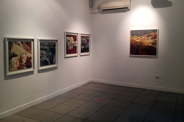 نمایشگاه نقاشی آتش شاه کرمی در گالری ویستا