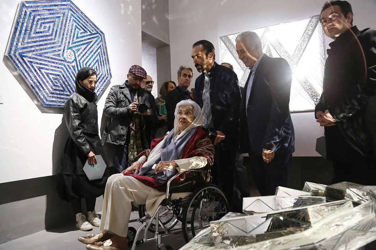 افتتاح تالار دائمی منیر فرمانفرمائیان در باغ موزه نگارستان دانشگاه تهران