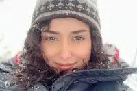 روز برفی پریناز ایزدیار، سمیرا و حدیث/ عکسها