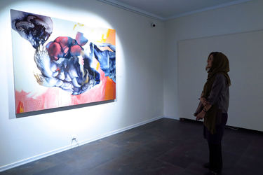 نمایشگاه گروهی نقاشی انتزاعی در گالری فرمانفرما