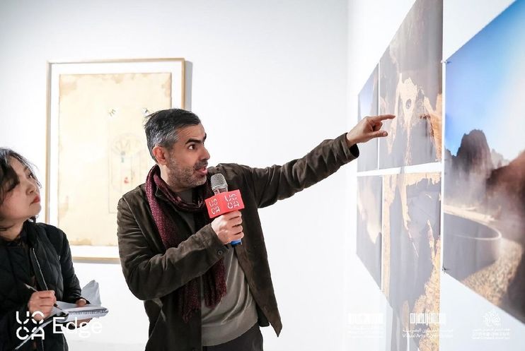 Photos from Ahmed Mater's first retrospective exhibition in China