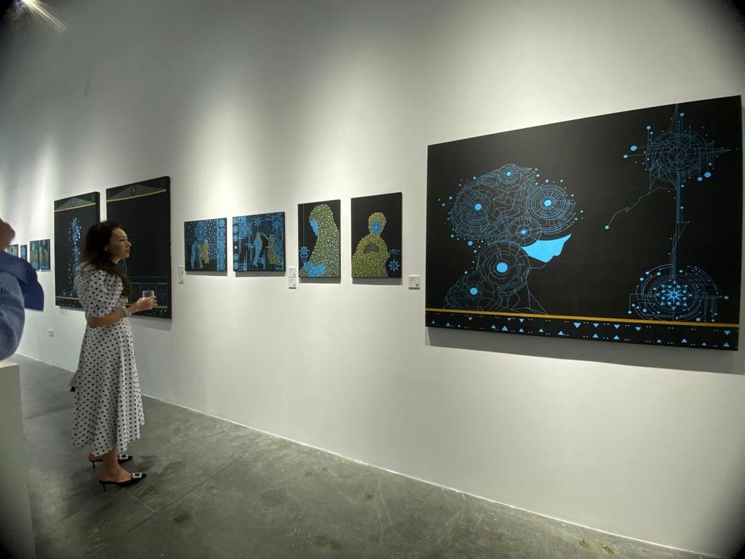 Kaikhan Salakhov’s exhibition 'The Cosmic Renaissance' at Firetti Contemporary