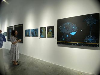 Kaikhan Salakhov’s exhibition 'The Cosmic Renaissance' at Firetti Contemporary