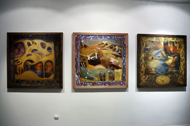 افتتاحیه نمایشگاه نقاشی های ترانه صادقیان در گالری ویستا