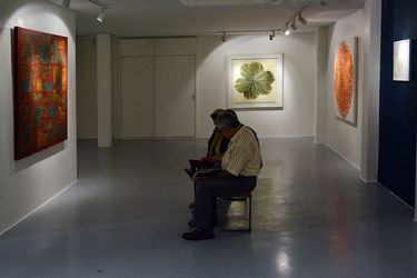 نمایشگاه گروهی نقاشی خط در گالری شهر کتاب فرشته