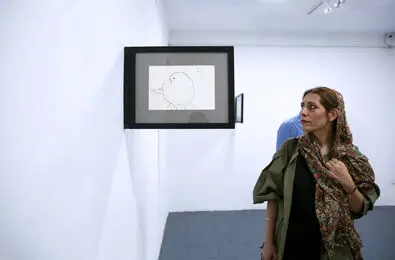 حاصل تکاپوی یک عمر کوتاه/ تصاویری از نمایشگاه منصور قندریز 