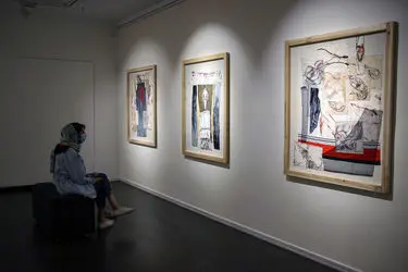 نمایشگاه آثار ازم طباطبایی در گالری فرمانفرما 