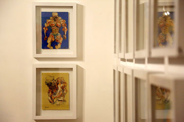 افتتاحیه نمایشگاه طراحی و نقاشی احسان ارجمند در گالری دنا