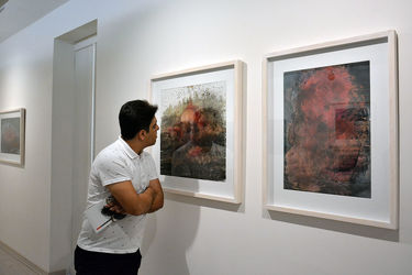 نمایشگاه نقاشی های سامان فرهنگی در گالری دید