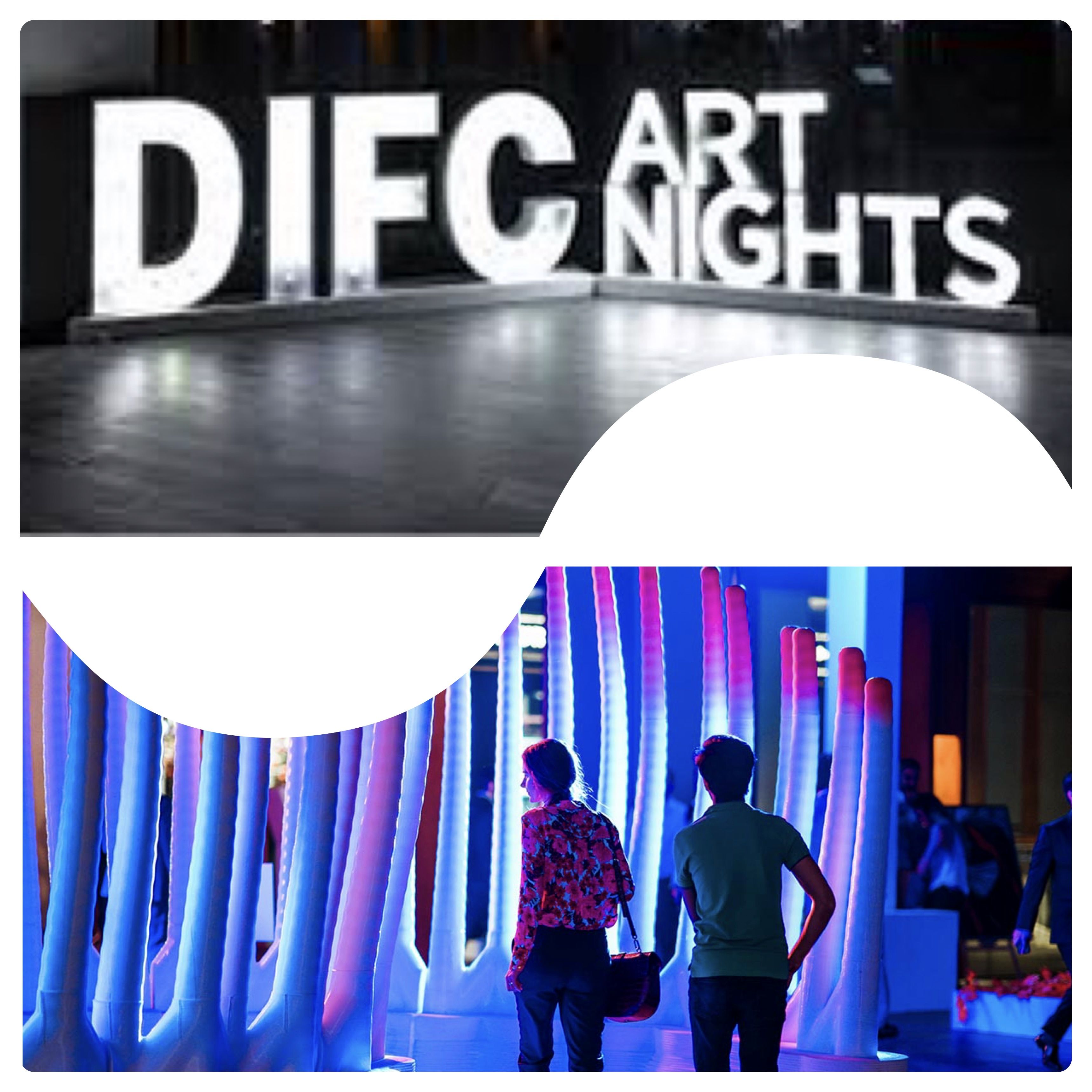 Two Art Nights In DIFC,Dubai/ Don't Miss Out DIFC Sculpture Garden 