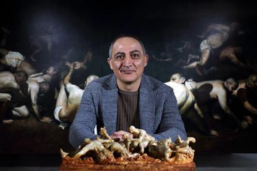 عظیم مرکباتچی با کانسپت کوراب در گالری مژده