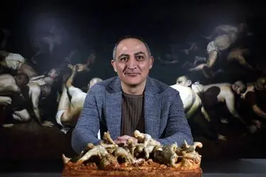 عظیم مرکباتچی با کانسپت کوراب در گالری مژده