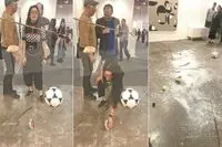 اثر هنری ۲۰ هزار دلاری نابود شد/ عکس