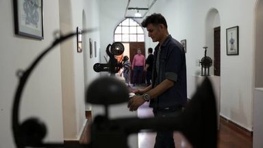 محمد محمدزاده تیتکانلو با مرکز اقتصاد هنر فاطر ( گالری ماهر ) در باغ موزه نگارستان