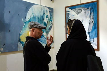 نمایشگاه آثار ناصر عزیزی در آرت سنتر باغ