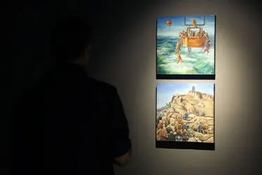 نمایشگاه نقاشی مژده توحیدی در گالری آ