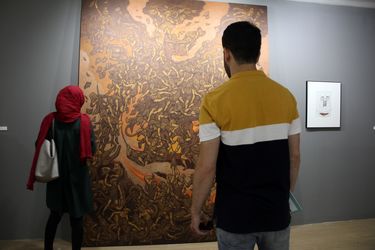 نمایشگاه گروهی مصورنامه  در گالری زیر زمین دستان