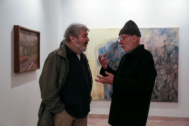 افتتاحیه نمایشگاه نقاشی‌های علی گلستانه در گالری مریم فصیحی هرندی