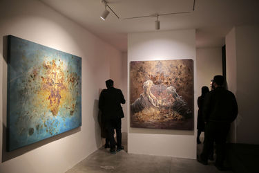 نمایشگاه نقاشی‌­ مهدی زیرکی با عنوان «افق ­‌های ایستاده» در گالری سایه