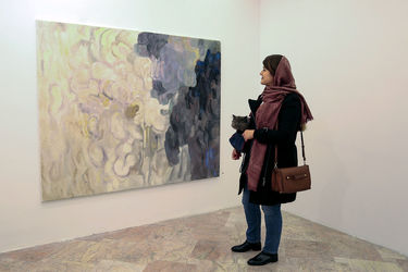 افتتاحیه نمایشگاه نقاشی‌های علی گلستانه در گالری مریم فصیحی هرندی