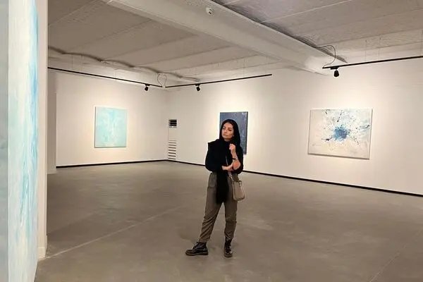 Marjan Shokri in Ariana Art Gallery | photo