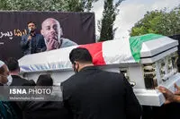 ببینید: ارشا اقدسی به خاک سپرده شد/ وداع اشکبار با ستاره بدلکاری ایران