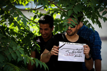 تشییع پیکر ناصر ملک مطیعی در خانه سینما