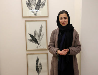 Farnaz Rabieijah Painting Exhibition in Inja Gallery