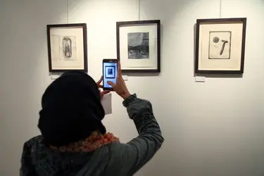 نمایشگاه گروهی چاپ‌دستی در گالری آتبین