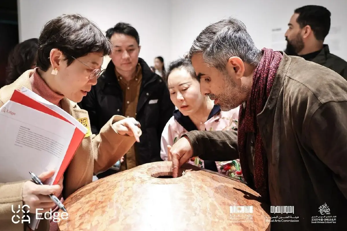 Photos from Ahmed Mater's first retrospective exhibition in China
