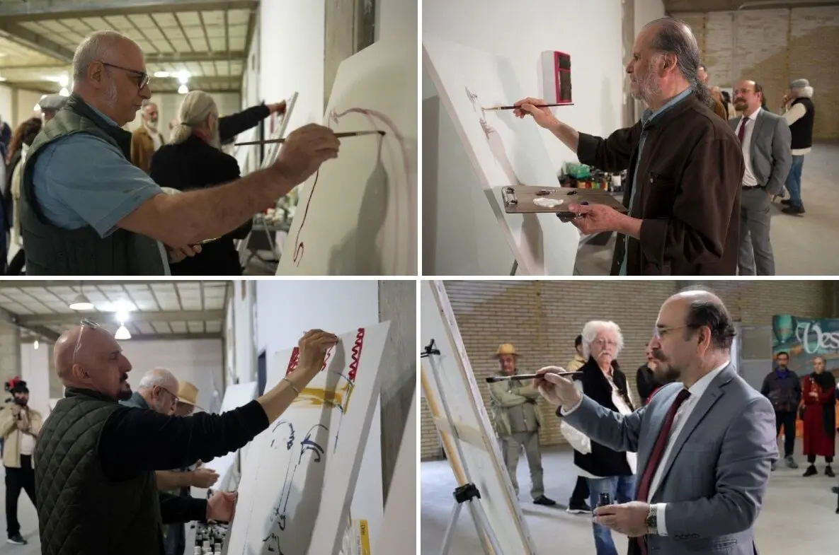 Watch: Artists Creating Art at the Vesta Color Factory