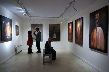 نمایشگاه نقاشی های مهناز بهرام نیا در گالری نگر