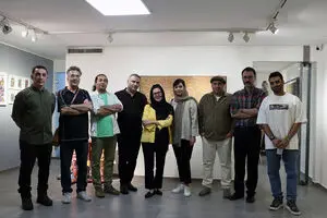 ببینید: ازدحام با ۱۵ هنرمند در گالری مژده