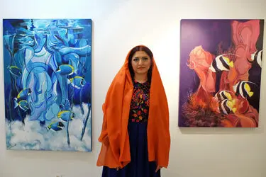 نمایشگاه نقاشی بهارک فتحی در گالری 7 ثمر