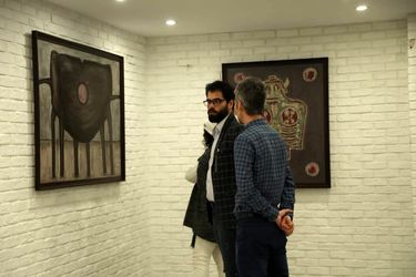 محمد محمدزاده در گالری ماهر
